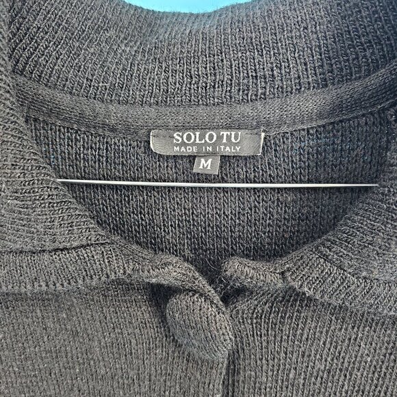✨ Solo Tu Vintage-Inspired Knit Coat – Size M - Made in Italy✨ - Picture 3 of 11